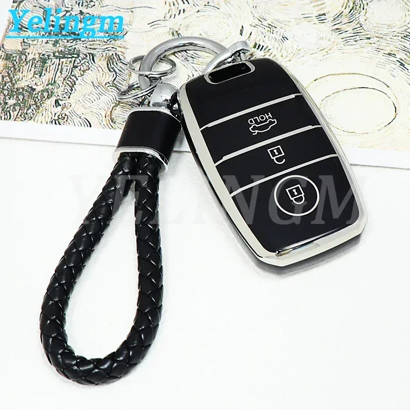 Für Kia Cerato Forte Picanto Stonic Sportage K2 KX Rio Sorento K4 Carnival Niro Morning Picanto Elantra Verna Autoschlüssel-Hülle