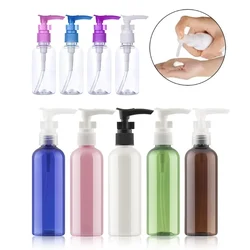 5pcs 30ml/50ml/100ml Empty Plastic Pump Bottles Travel Refillable Bottles Lotion Dispenser Containers For Shampoo Liquid Soap