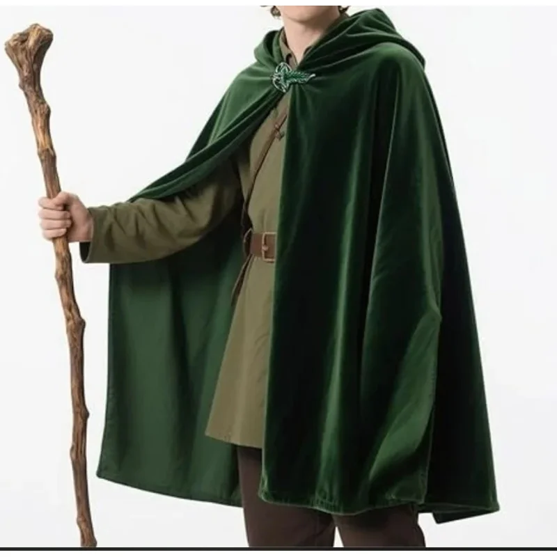 ماجيك أنيمي بيلبو عباءة الرأس زي هالوين عيد الميلاد الهوبيت باجينز تأثيري تمويه أداء ارتداء 5ftu ^ 5ftu ^