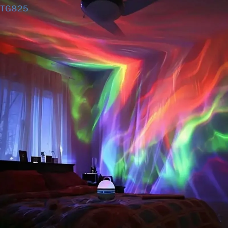 【AN】【SA】LED Aurora Borealis Night Light Starry Galaxy Light Projector Disco Light Christmas Lights For Room