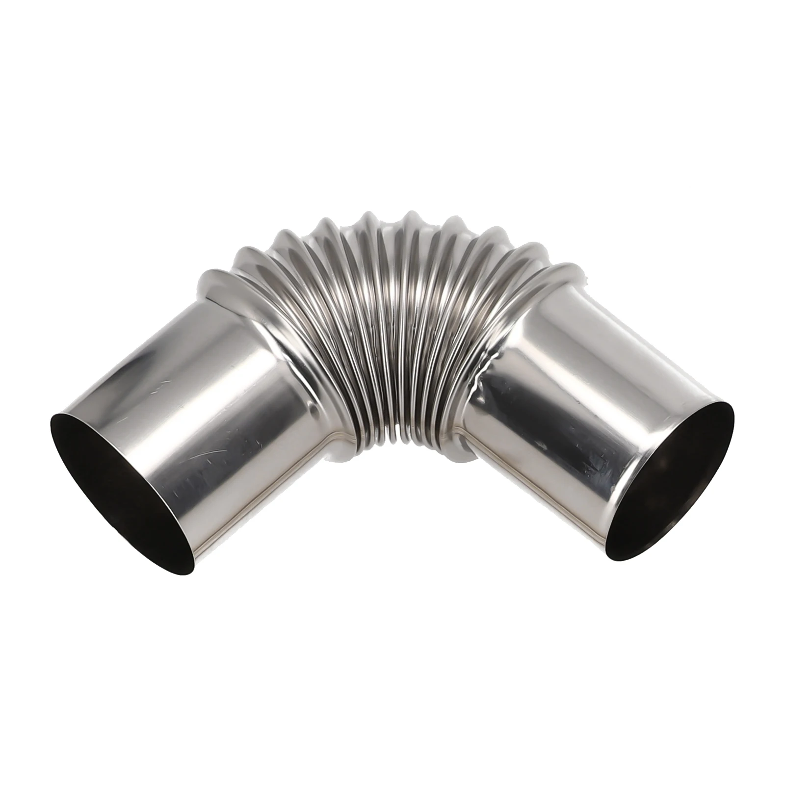 Fireplace Elbow Pipe for exhaust Pipe 1 Pcs 50mm 90 Degree Bend Elbow Stainless Steel Stove Pipe Chimney Flue