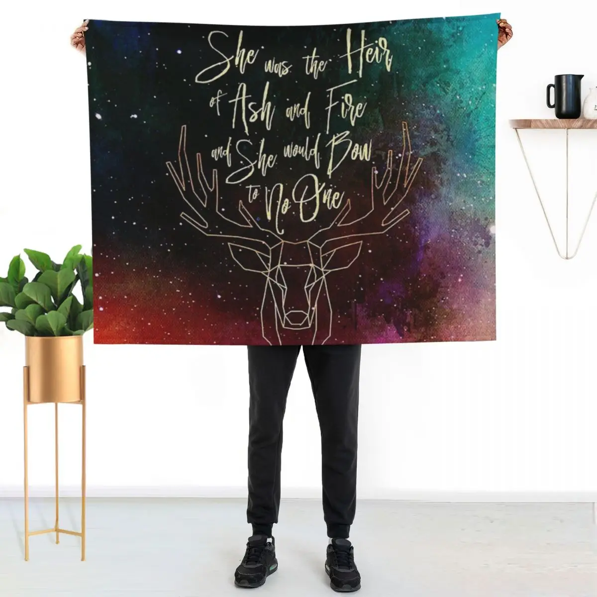 

Throne of Glass Quotes Throw Blanket All Season Lightweight Soft Blanket for Bed