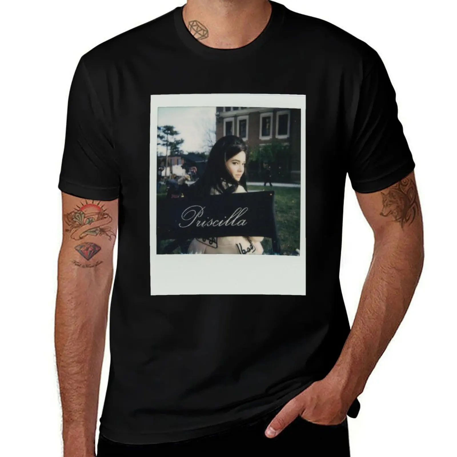 

priscilla presley T-Shirt t shirts for man pack cotton man t shirts graphic