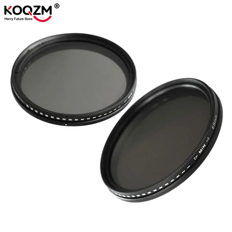 ND Filter Neutral Density ND2 ND4 ND8 Filtors 49MM 52MM 55MM 58MM 62MM 67MM 72MM 77MM Photography for Canon/Nikon ForSony Camera