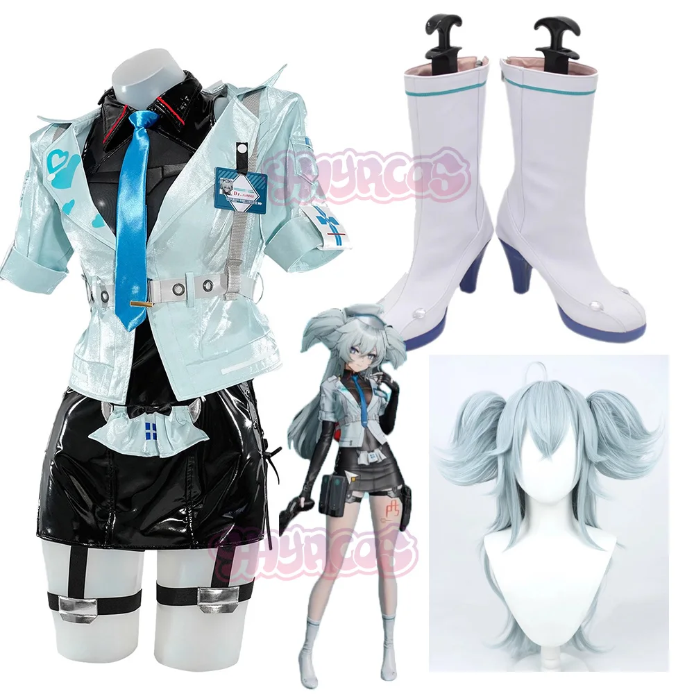 PA-15 Florence Cosplay de primera línea para niñas 2: uniformes Exilium abrigo vestido disfraz peluca Loli niñas ropa Halloween Expo traje zapato