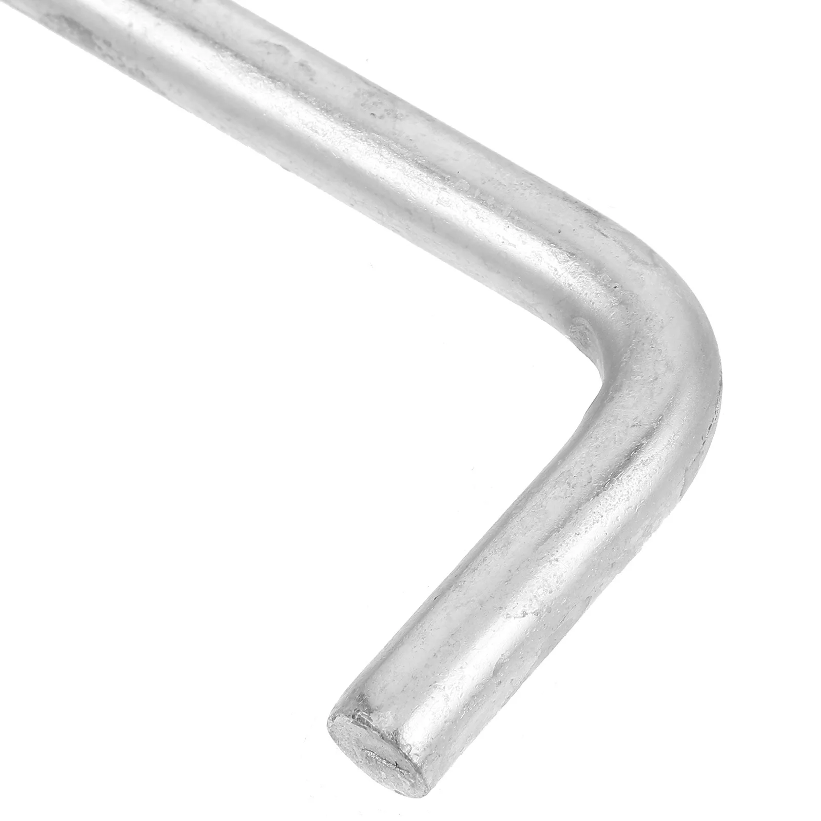 Ground Rod Metal Pole for Antennas Electric Fences Instrument Generator Protection L Shape Outdoor Durable Steel Rapid Grounding