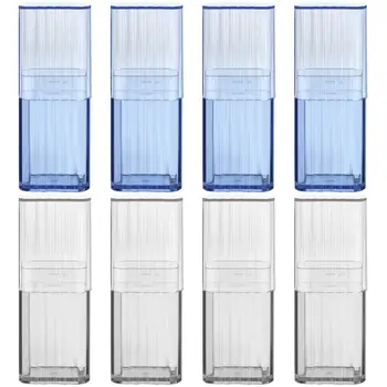 Mini taşınabilir diş ipi saklama kutusu, pensesinde bant yardım kürdan tutucu küçük öğe için pamuklu çubuk kutuları seyahat organizatör