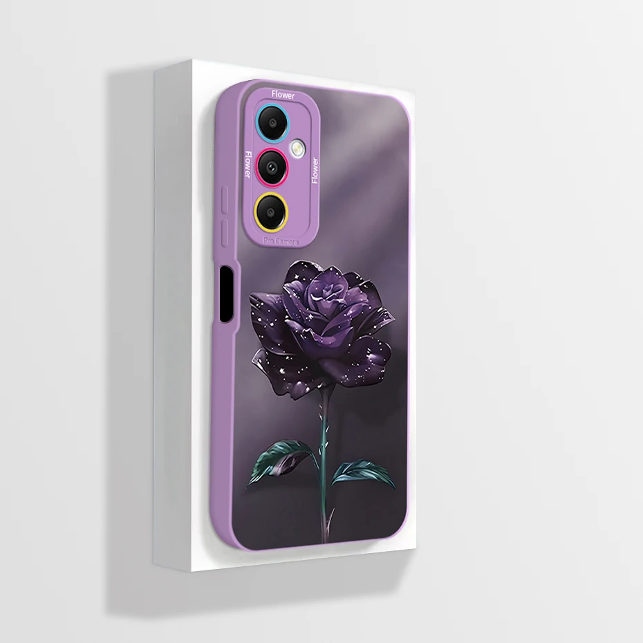 For Samsung Galaxy A25 A35 A55 5G Phone Case Camera Protection Liquid Silicone Square Back Cover For Samsung A 25 Bumper Shell