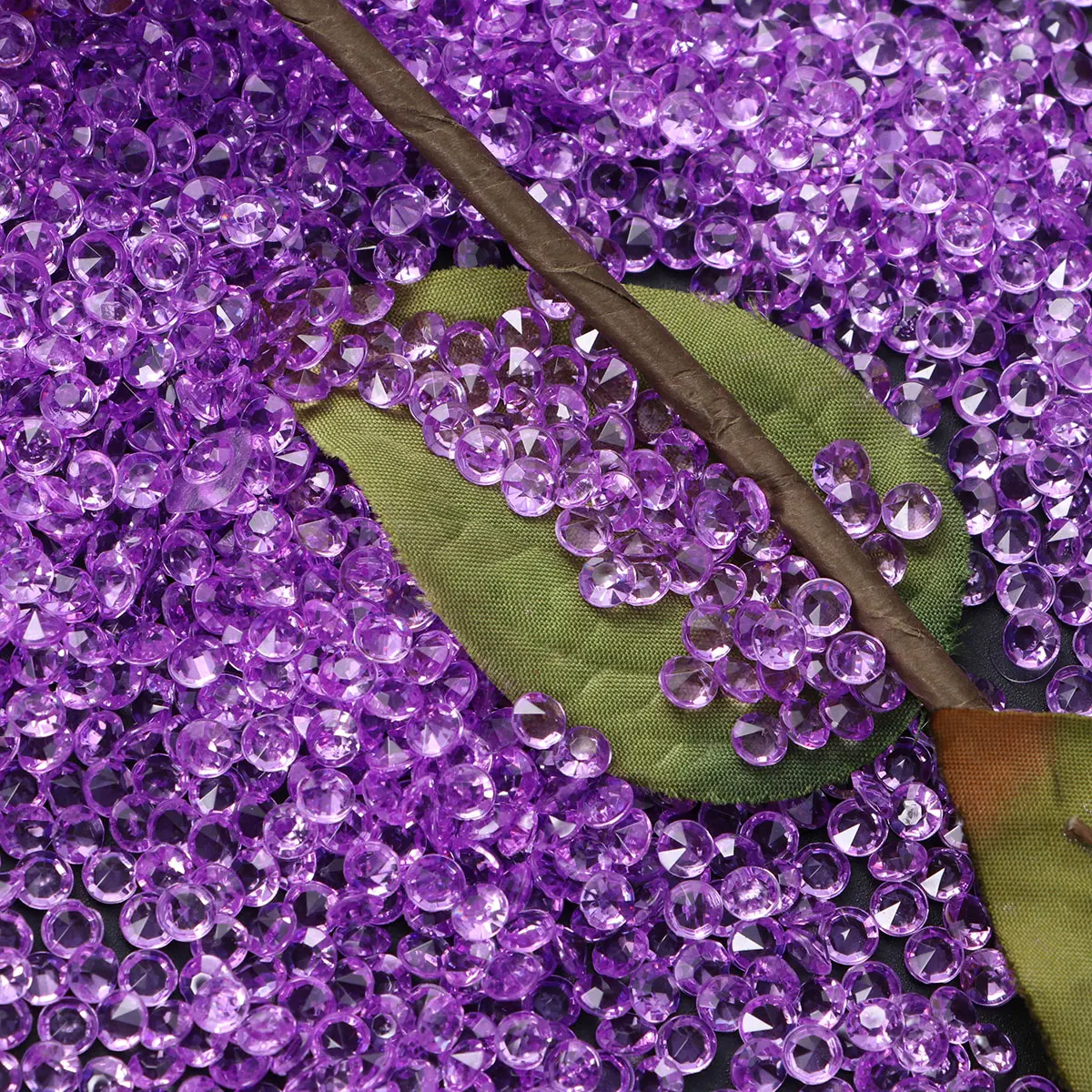 

2000pcs Acrylic Drilling Bright Color Rhinestones Wedding Party Decorations DIY Crafts Crystal Accessories Clear Bead Applique