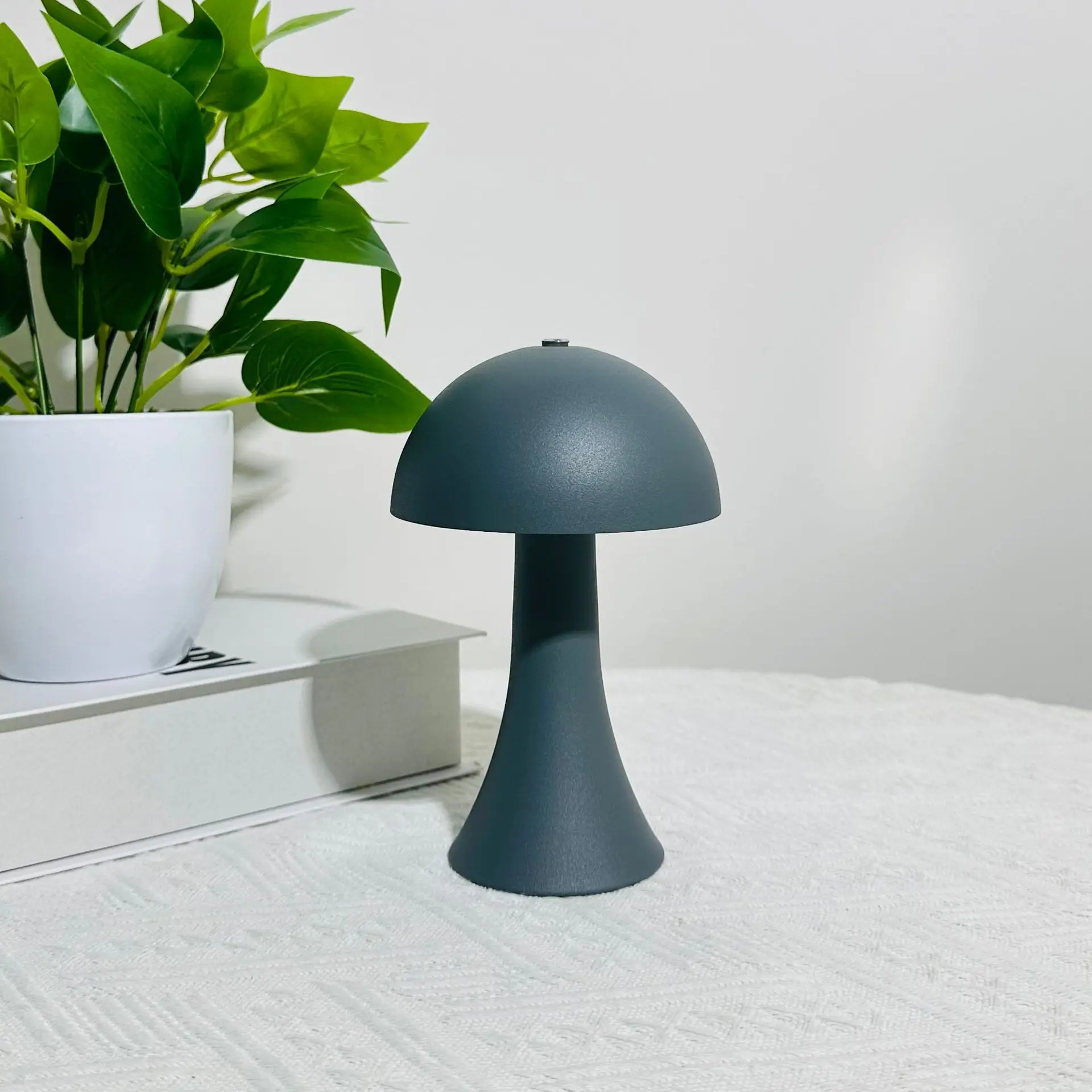 KFV LED Tafellamp Touch Sensor Bureaulamp Oplaadbaar Retro Paddenstoel Nachtlampje Voor Thuis Slaapkamer Restaurant Decoratieverlichting