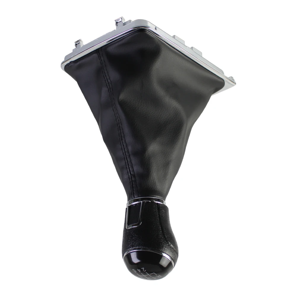 Leather Gear Shift Knob for Passat for b7 2011 to 2015 Manual Transmission Designed to Fit OEM 5 Speed and 6 Speed Setups