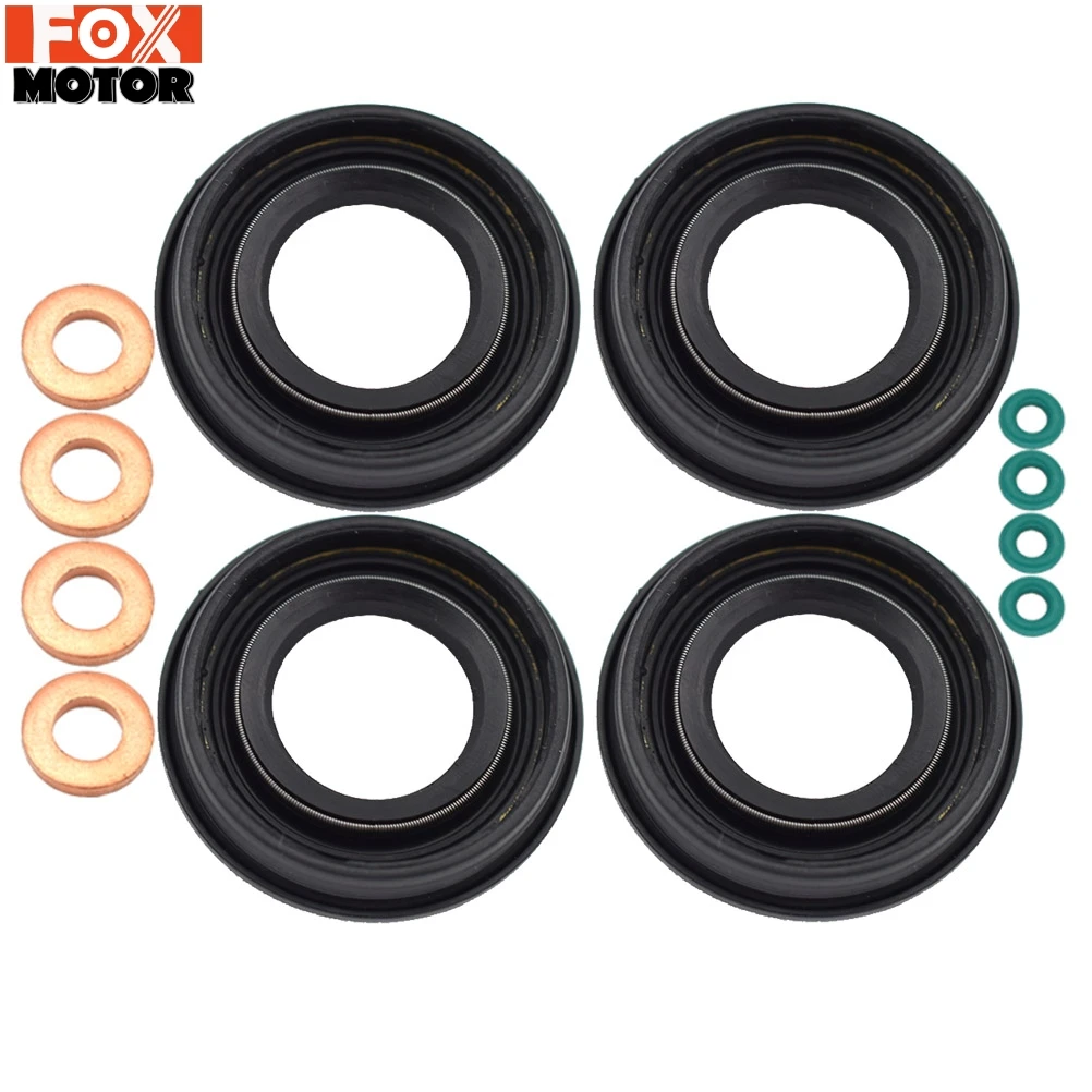 FUEL INJECTOR SEAL + WASHER + O RING SET FOR CITROEN RELAY 2010 2011 2013 2014 2015 2016 2017 2.2 HDI 1378433,1372494,1795871