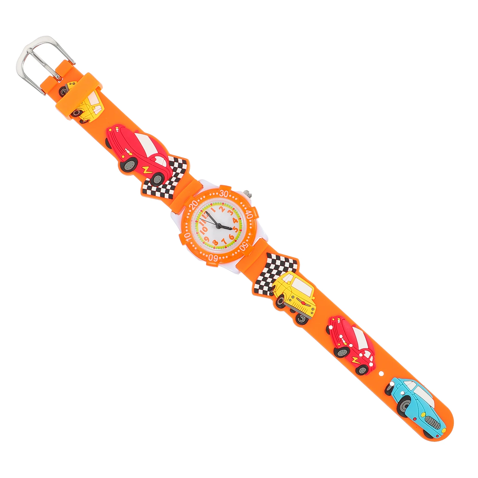 Kids Racing Car Cartoon Waterproof Boys Watches Children's Watch Gifts Adjustable Size Long Lasting Children Cartoon Watch