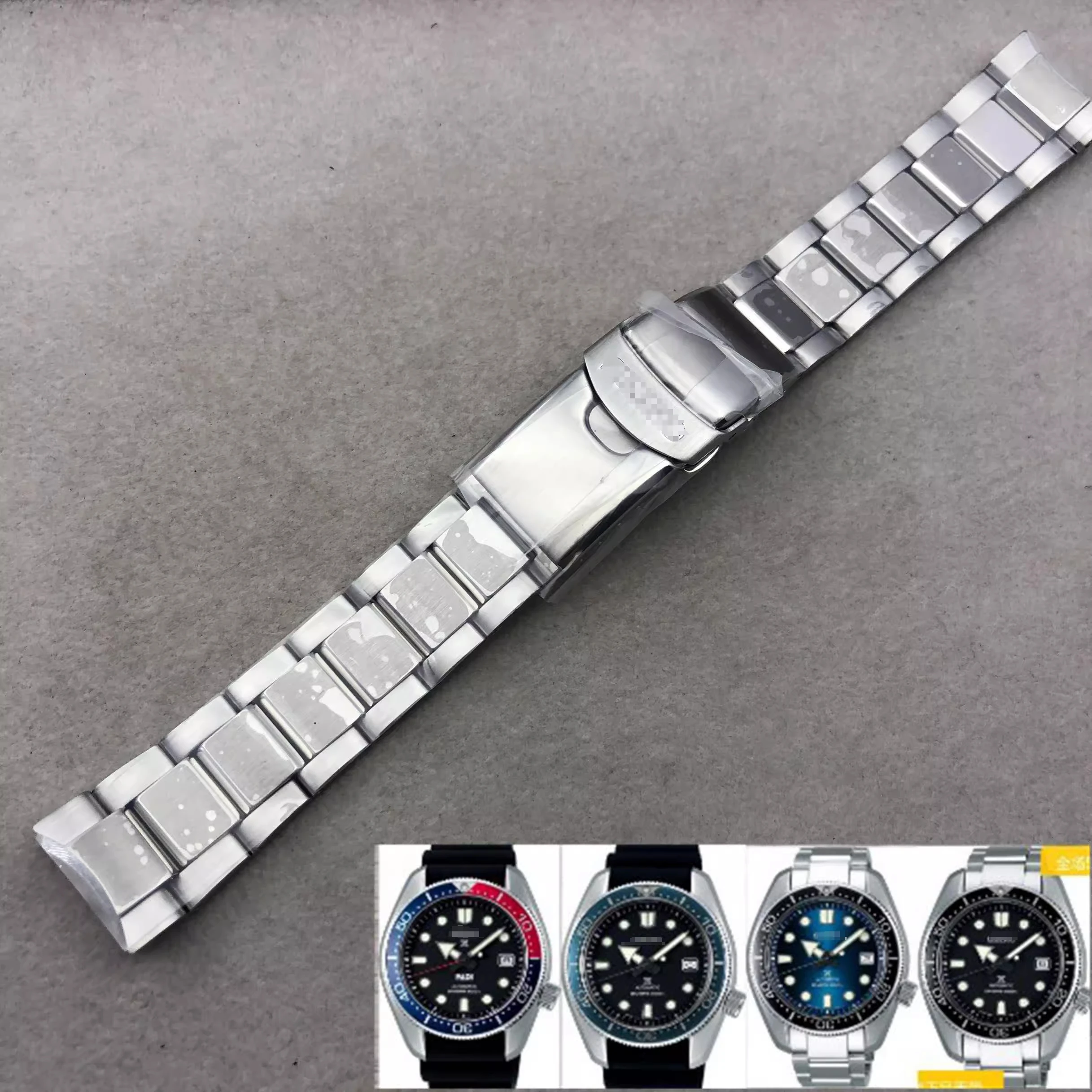

Adapt to Seiko Seiko PROSPERX 40th Anniversary SBDC125/127SPB185J1/187J1 Steel Strip 20mm