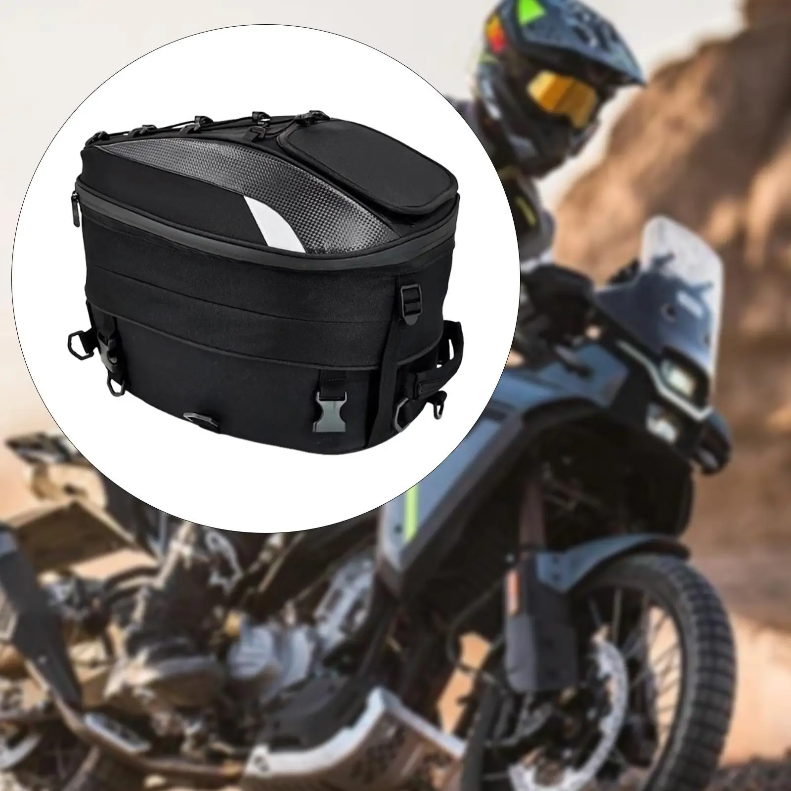 

Helmet Bag Helmet Backpack Breathable Waterproof Versatile Rear Seat Bag for Camping Daily Commuting Travel Outdoor Cycling