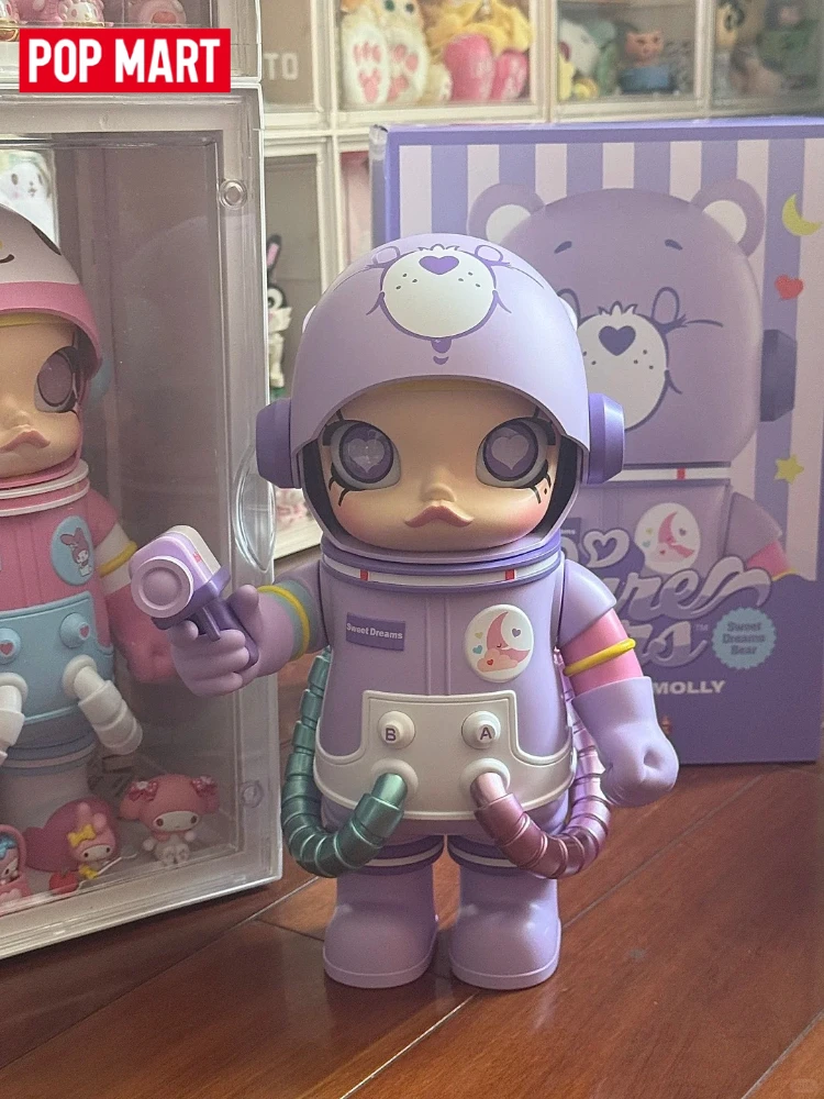 

Оригинальная фигурка POPMART MEGA SPACE MOLLY 400% + 100% Sweet Dream Bears, модные игрушки, большая кукла, подарок