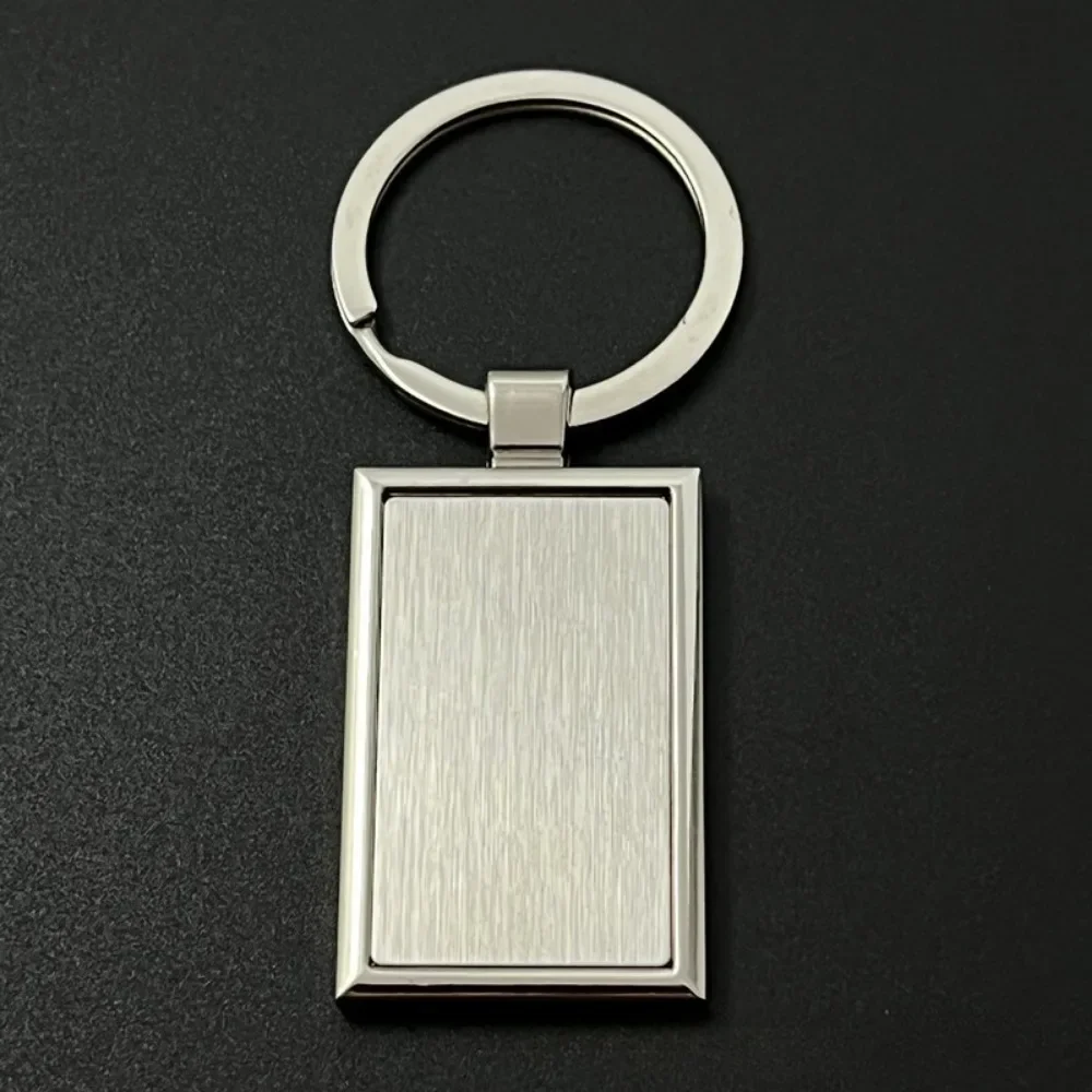 Custom Name Couple Keychain Anniversary Gift for Boyfriend Him Her Stainless Steel Key Ring Laser Engraved Sided Text Keyring