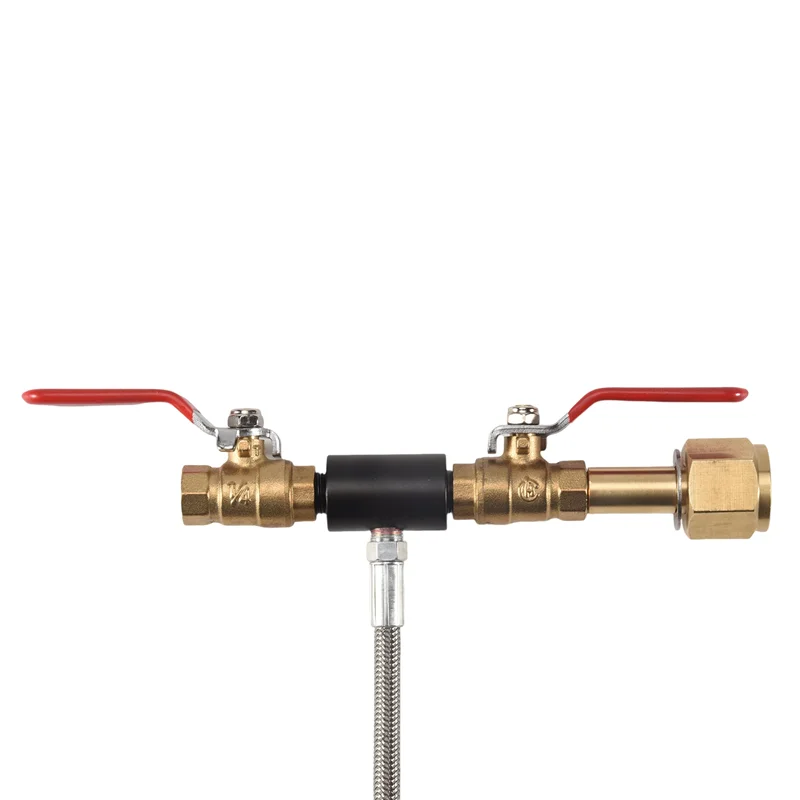 

A52Z Top G1/2 CO2 Cylinder Refill Adapter Hose, CO2 Refill Station Connector Kit For Filling Soda Maker For Sodastream Tank