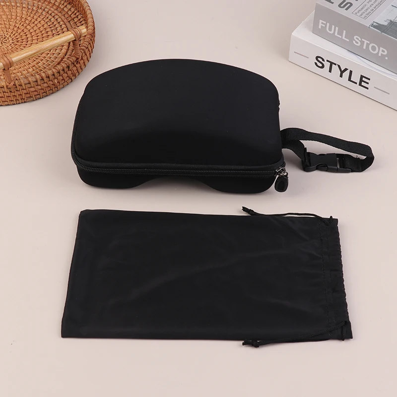 New Protection Ski Eyewear Box Ski Glasses Case Eyewear Hard Shockproof Case Ski Goggles Black Nylon Bag For Storing Ski Goggles