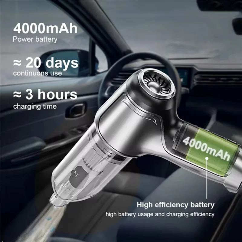 

B58B-Автомобильный пылесос Мощный беспроводной автомобильный пылесос Мощный всасывающий ручной беспроводной автомобильный пылесос