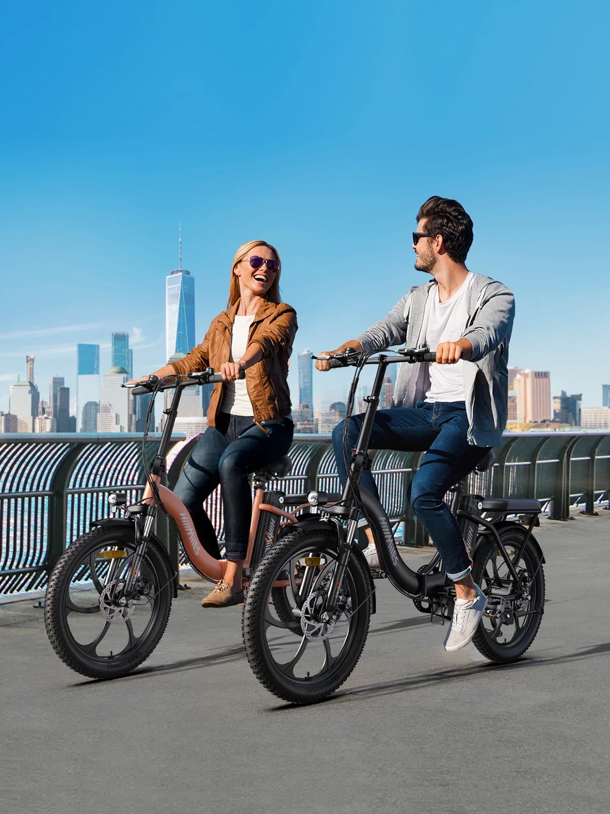 AliExpress NONE HillMiles MilePort 1 adult E-bike, 250W E-Mountain bike, 36V 13Ah battery, 20-inch fat tire city ebike，Electric Bicycle