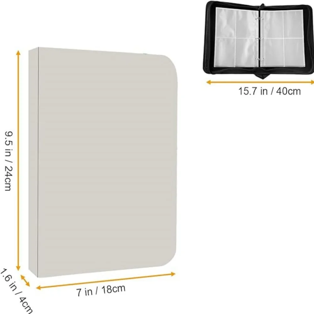 ซองใส่การ์ดเกม 4 ช่อง ใส่การ์ดได้ 440 ใบ สำหรับสะสมและจัดเก็บการ์ดอย่างปลอดภัยและเรียบร้อย