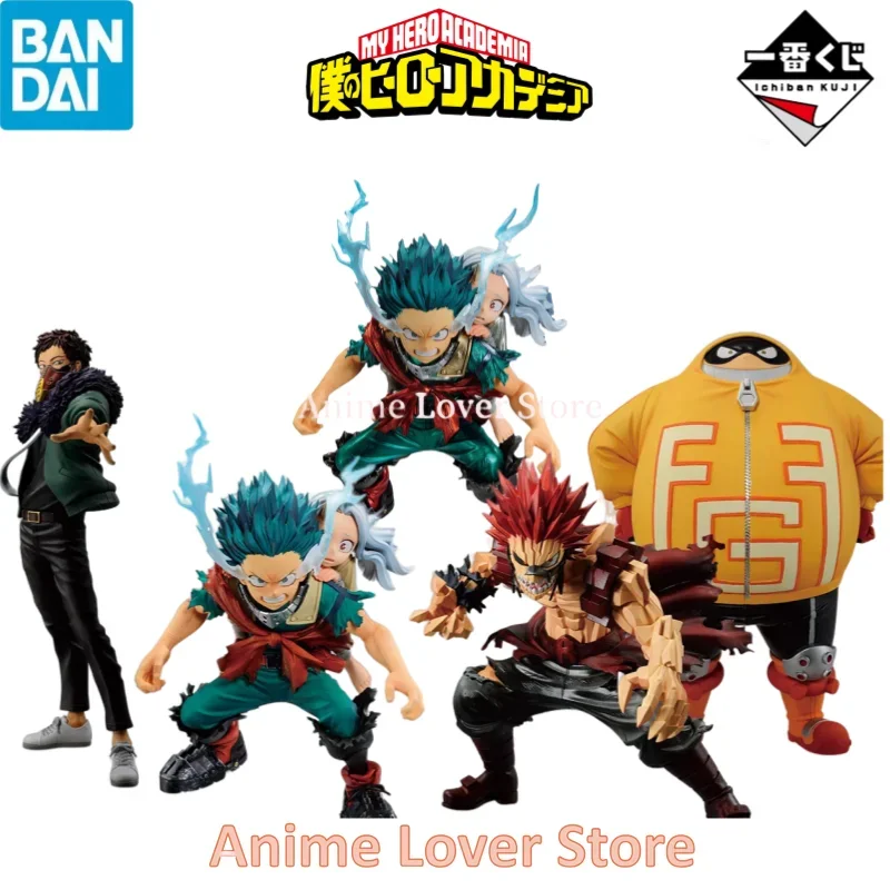 

Bandai Original Ichiban KUJI Bright Future My Hero Academia Midoriya Izuku Overhaul Kirishima Eijiro Fat Gum Anime Figures Toys