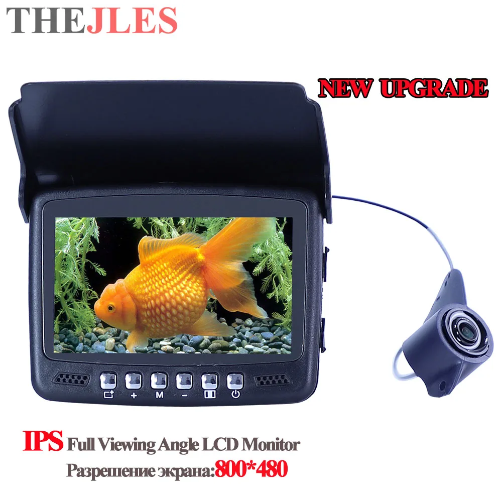 Imagem -02 - Polegada Ips Câmera de Pesca Subaquática com Função de Ligar Desligar Lâmpada Infravermelha à Prova Dip68 Água Ip68 para Inventor de Peixes para Menino Presente Masculino 4.3