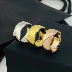 Anello di moda da donna con diamanti in oro rosa 18 carati di alta edizione design di gioielli di marca di lusso regalo di anniversario per feste