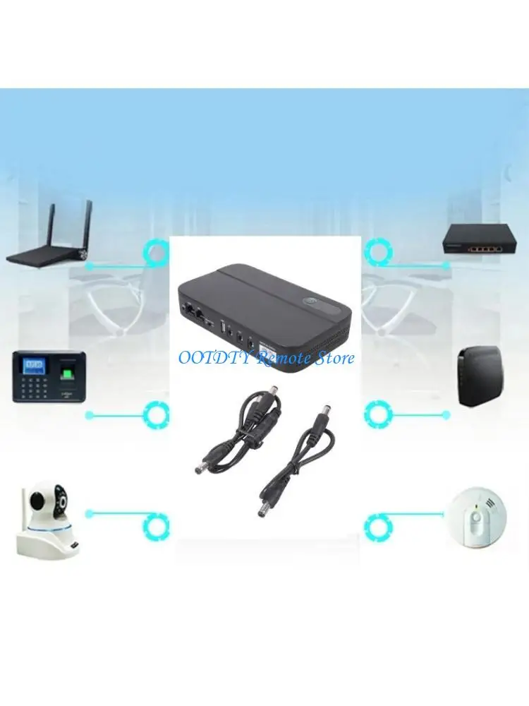 

Emergency Power Backup Source 18W Mini 10400mAh for Phones Tablets LED Lights