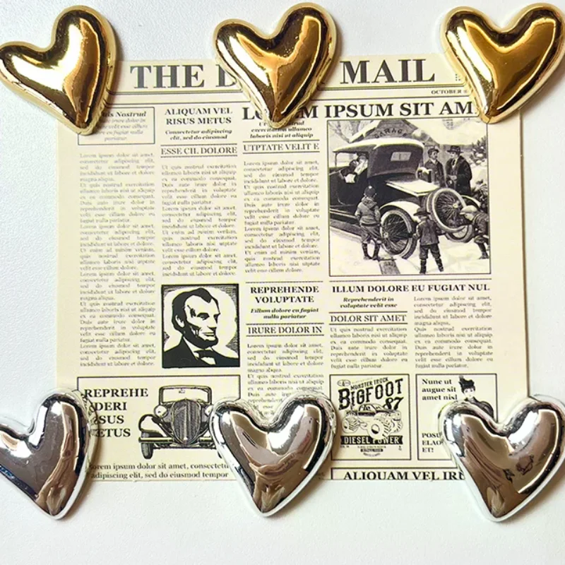 10 Heart-Shaped Fridge Magnets, Magnetic Fridge Magnets For Message Boards,  Camera Decorations, Home Decor
