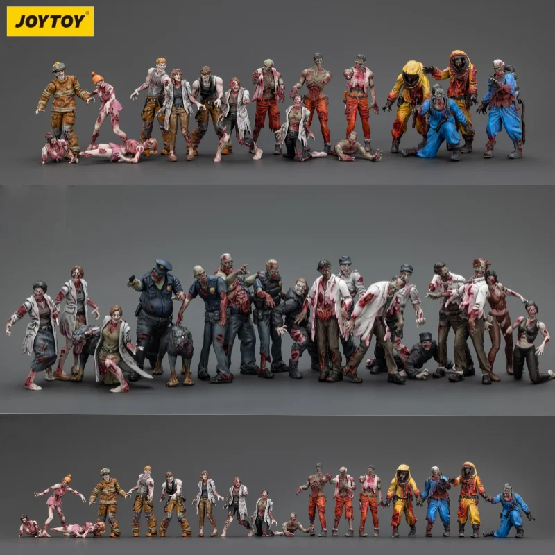 [EN STOCK] Joytoy 1/25 échelle militaire thème figurine ensemble-source sombre Zombie Anime jouets à collectionner pour les Fans adultes