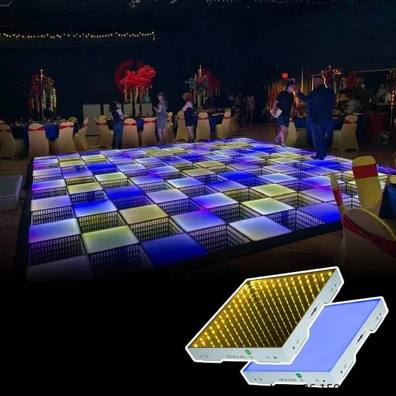 

Магнитная светодиодная панель для танцпола с эффектом радуги, водонепроницаемая, для улицы, для свадеб, вечеринок, диджейских выступлений, сценическое освещение