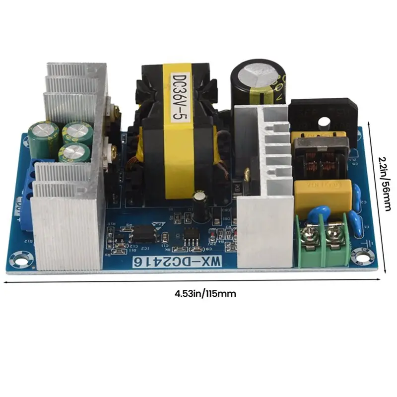 【RECOMENDAR】10X WX-DC2416 Industrial Power Module High-Power Bare Board Switching Power Supply Board DC Power Module 36V 5A