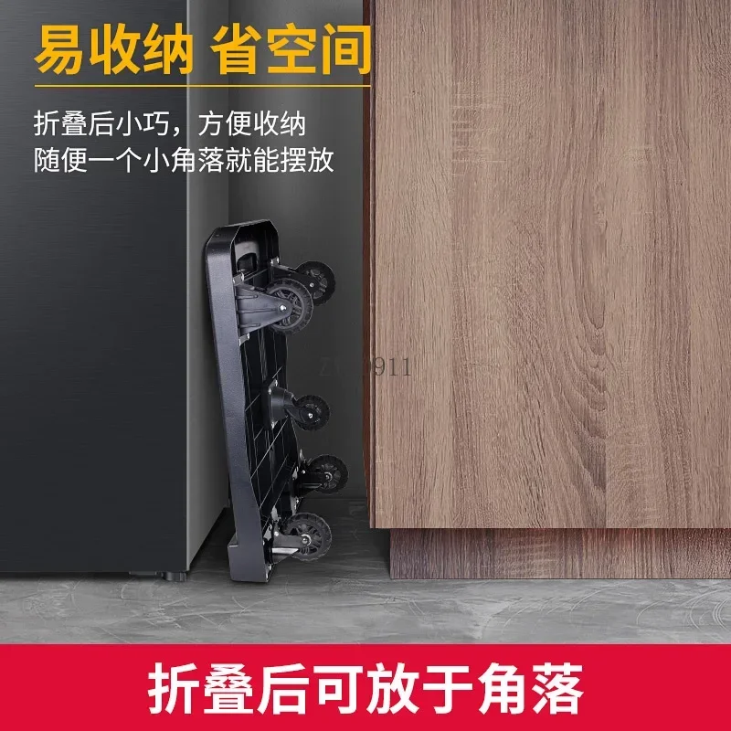 Foldable trolley car  trolley Pull cargo handling flatbed truck