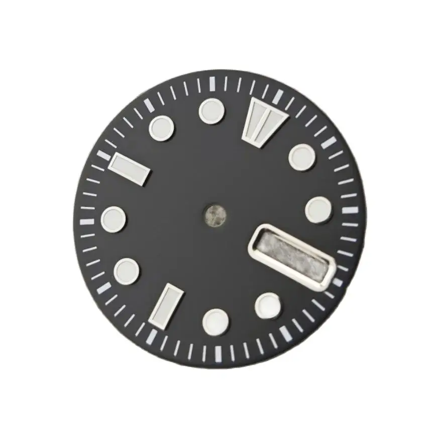 

NH36 Dial Black Blue Army Green Luminous BGW9 Dial 28.5mm for NH36 Movement Watch Accessories