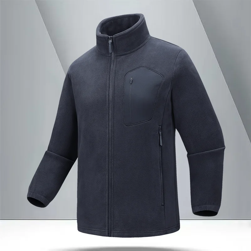 

Solid Color Long-sleeved Turtleneck Zipper Cardigan Casual Stylish Jacket Top