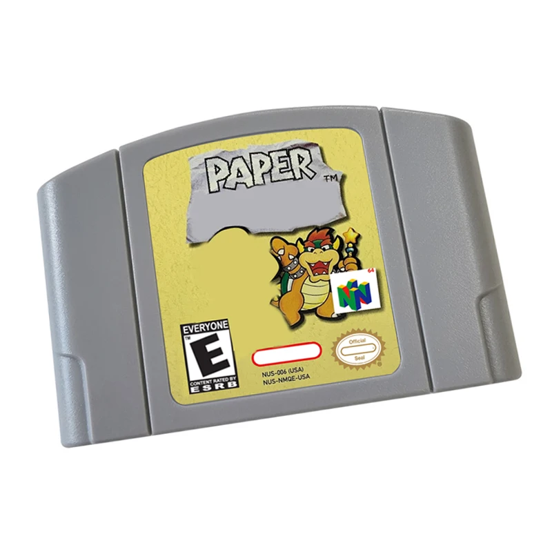 N64 games Cartridge1Paper Mar NTSC Version Retro Games reconstructed