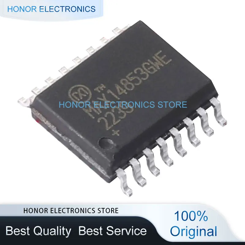 1PCS  MAX14853GWE+T  16-SOIC  Interface Drivers, Receivers, Transceivers  RS422, RS485  MAX14853