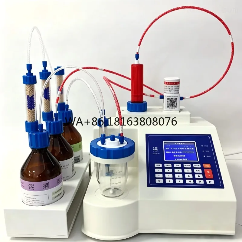 Water Content Determination Tester Auto Digital Volumetric  Karl Fischer Industrial Lab Moisture Testing Instrument
