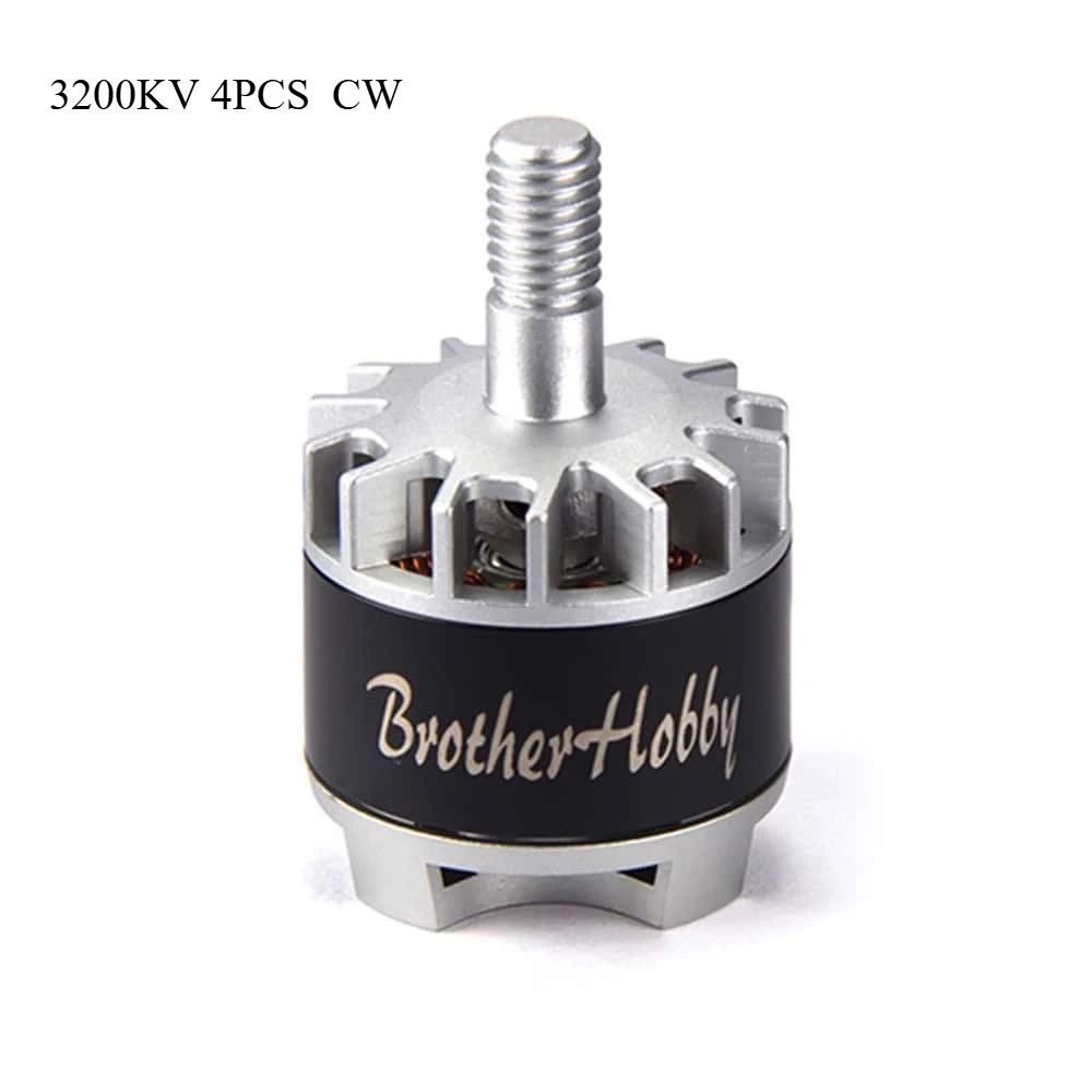

4 шт. Brother Hobby Tornado T2 1608 3200kv CW 3s-4s Двигатель 24AWG Длина 16 см