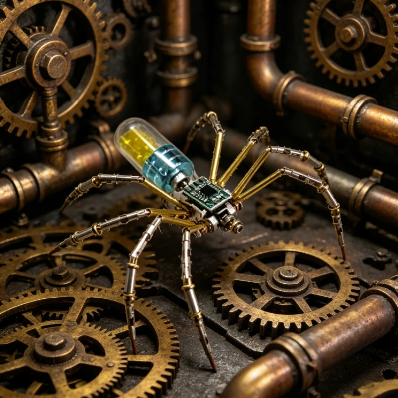 DIY Mechanical Spider Metal Model Building Kit Steampunk Insect 3D Puzzle Assembly Collectible