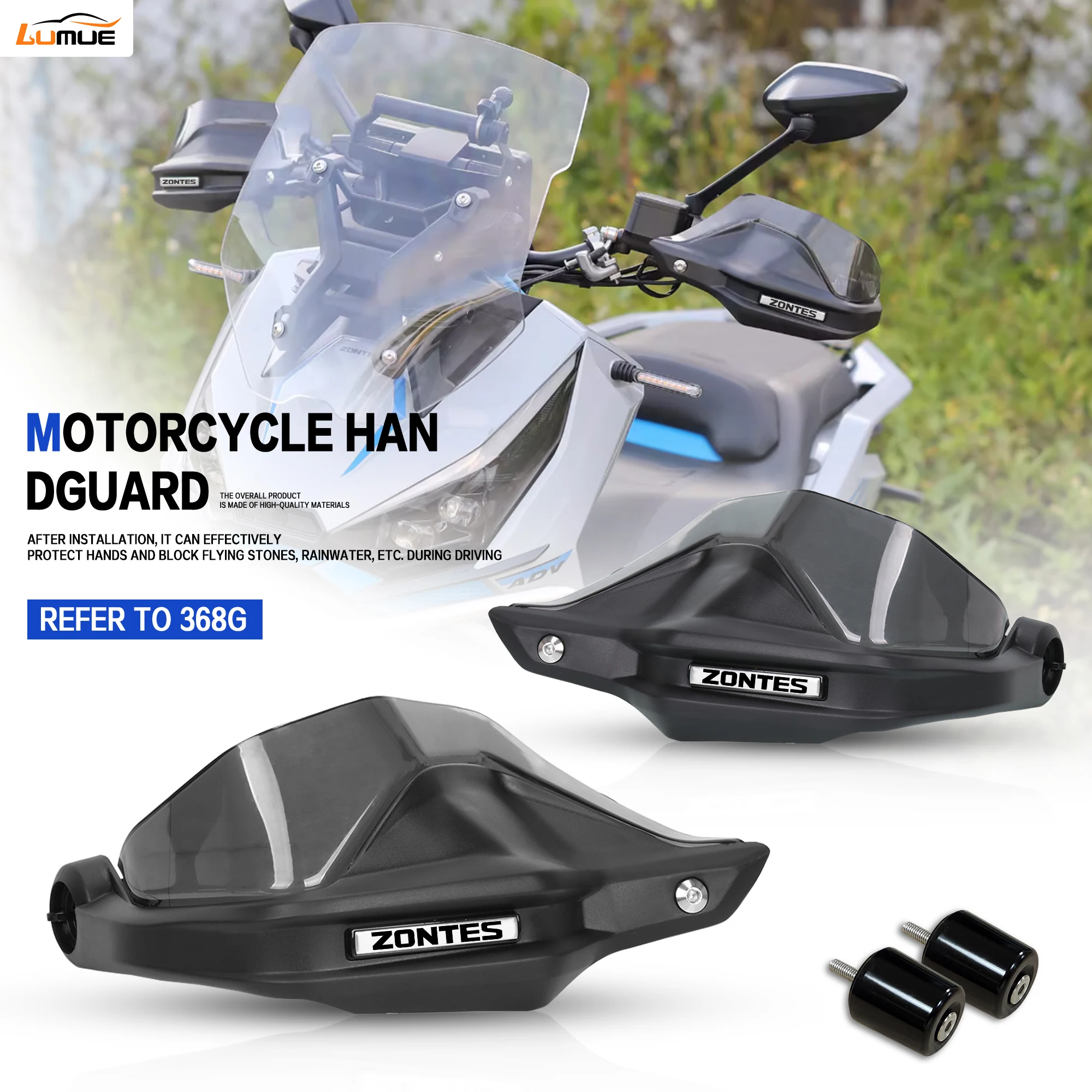 

Motorcycle Accessories 368G Handguard For Zontes 368G 368 G 2024 2025 Hand Guard Shield Protective Cover Lever Handguards