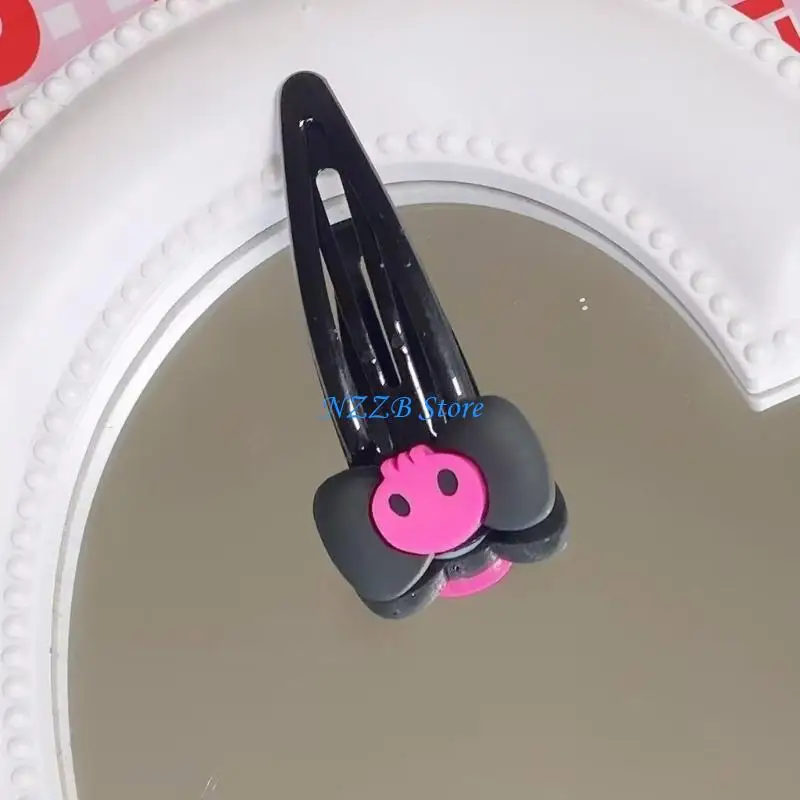 

T21F Skull Hairpin Bows Barrettes Hairpin Skull Bobby Pin Bows Hair Clip Bows Hairpin JK Hair Clip Jk Hair Accessories