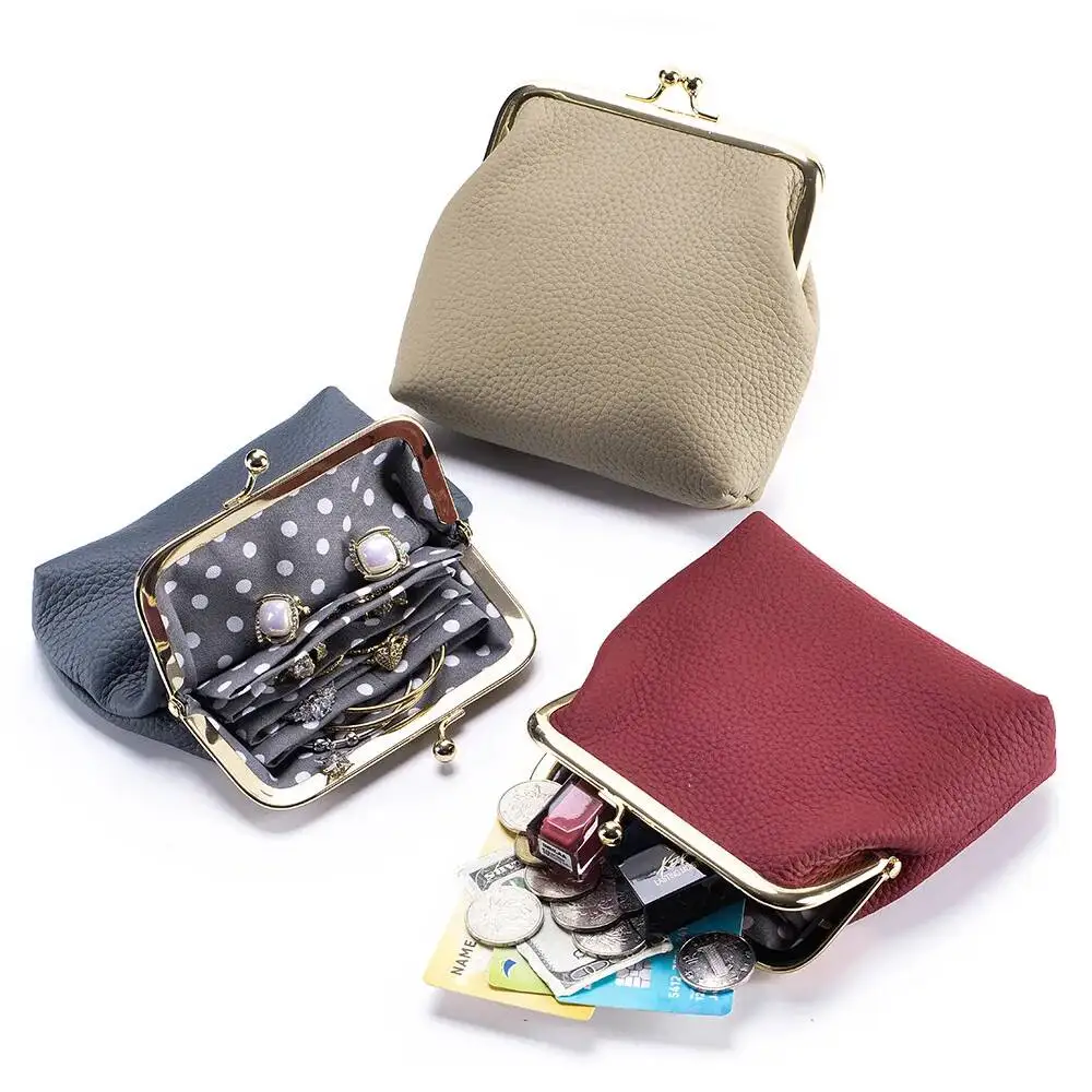 Lady Mini Bag Genuine Leather Lipstick And Coin Storage Bag Lady Small Bag Cowhide Exquisite Necklace And Ring Jewelry Bag