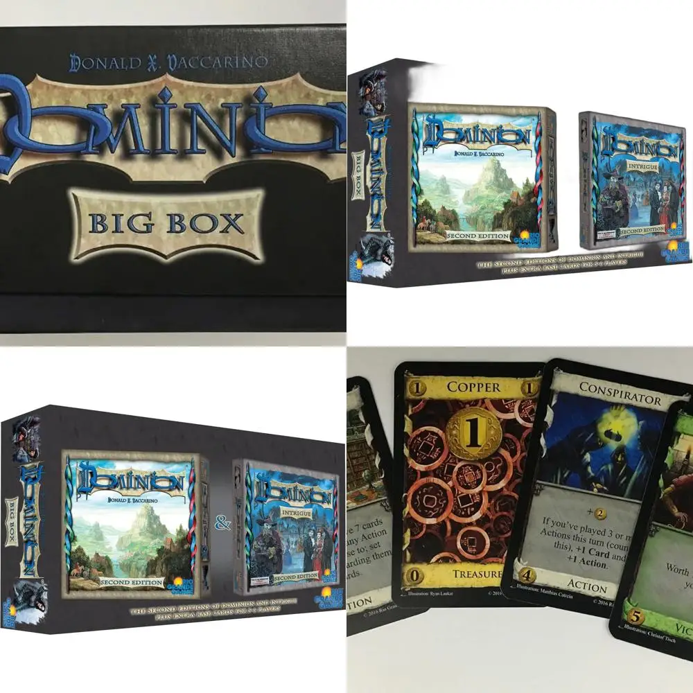 

Dominion Big Box 2nd Edition: Strategy Game for 5-6 Players, Includes Extra Cards, Compatible with Expansions