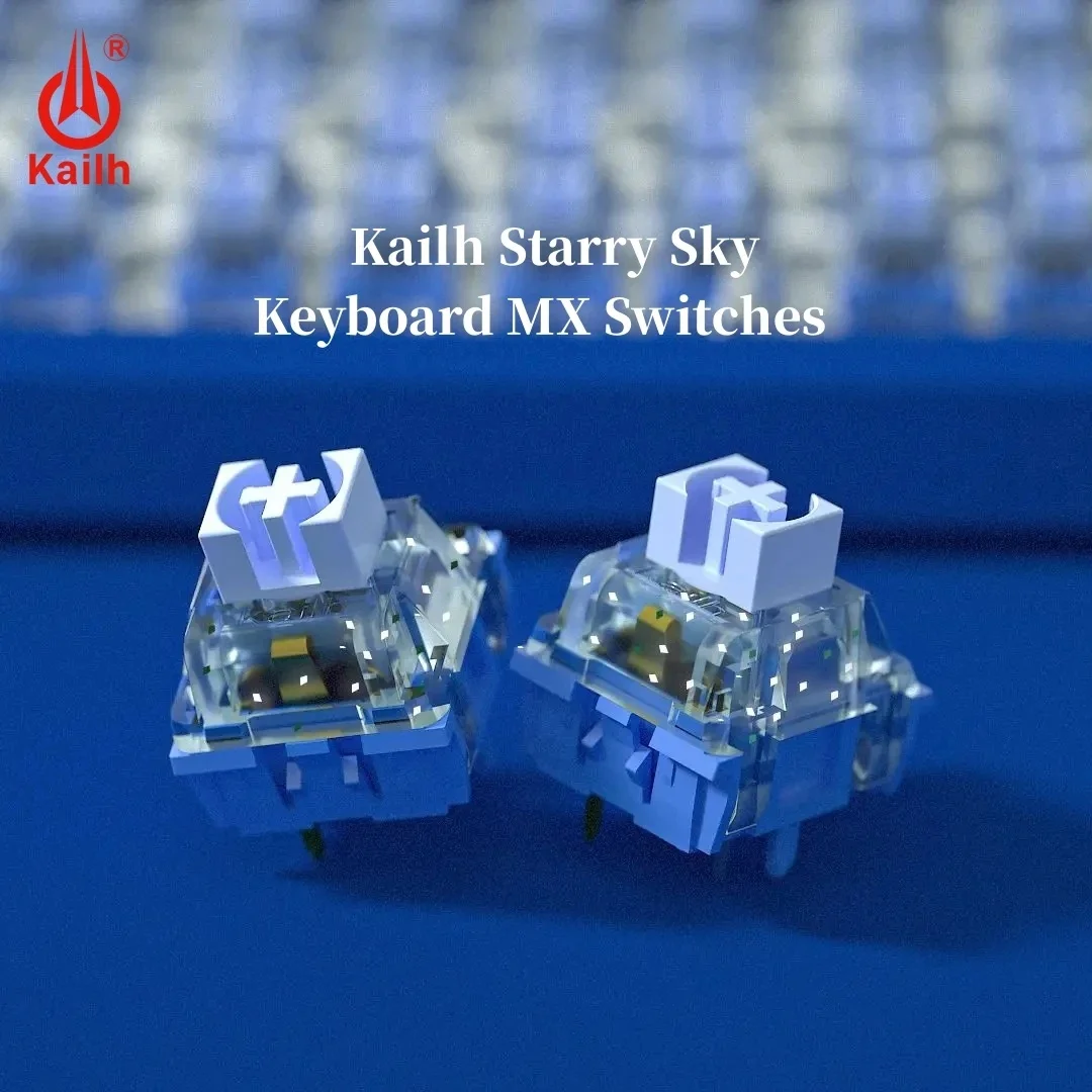 1/3/5pcs Kailh Starry Sky Keyboard Switches 5pins Linear Lubed SMD RGB Switch For Mx Mechanical Keyboard ﻿