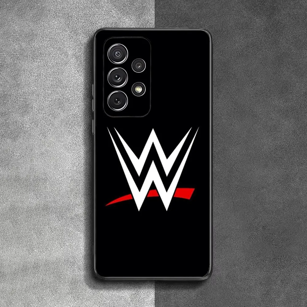 W-WWE The S-Shields Phone Case For Samsung S24,23,22,30,21,10,9,Ultra,Plus,Lite,FE,Soft Silicone Black Cover