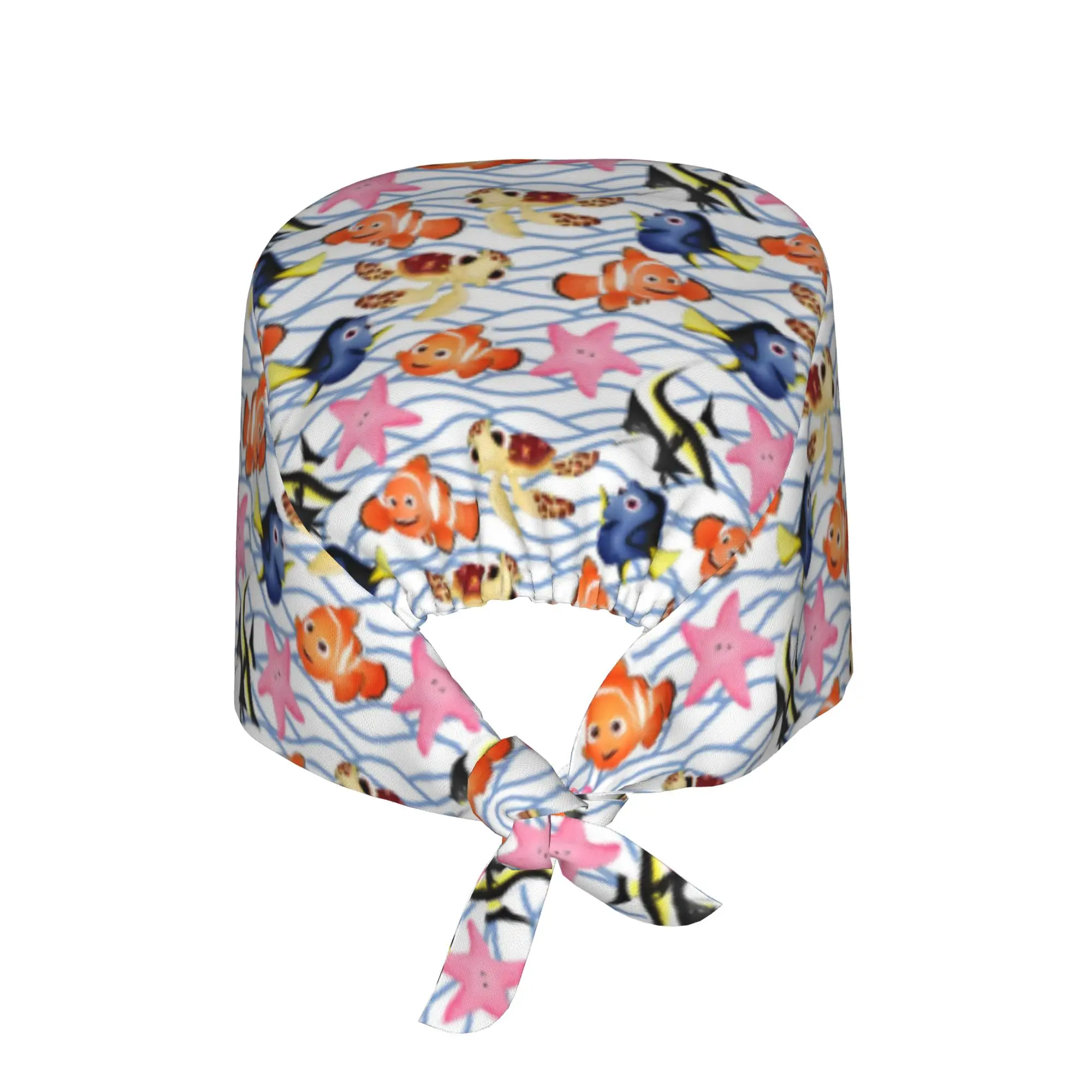 Custom Findinges Anime Nemoes Working Cap Surgical Hats Men Women Fish Operating Room Cap Nursing Cap Lab Works Hat