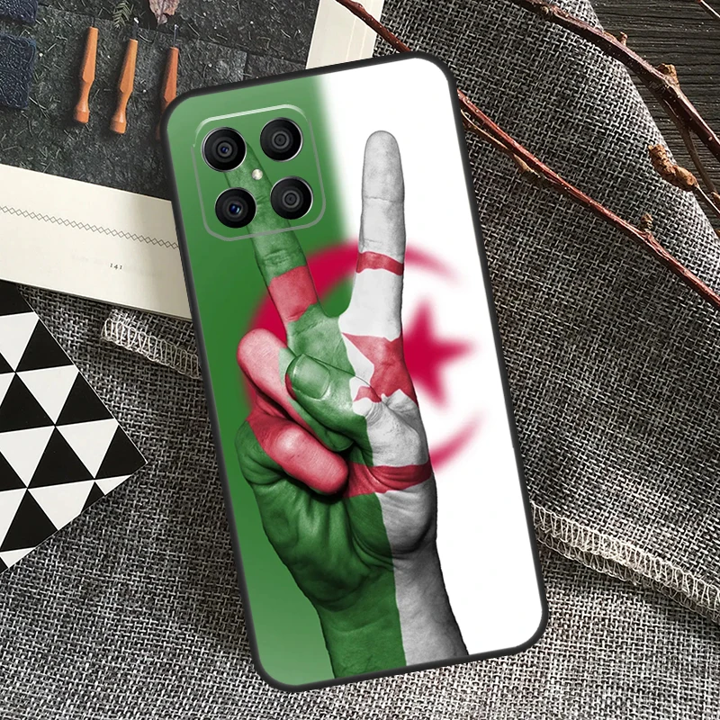 Algeria Flag Algerian Case For Honor X9b X8b X8a X9a X6a X7a X6 X7 X8 X9 Honor 90 Lite 70 50 Magic 5 6 Pro Cover